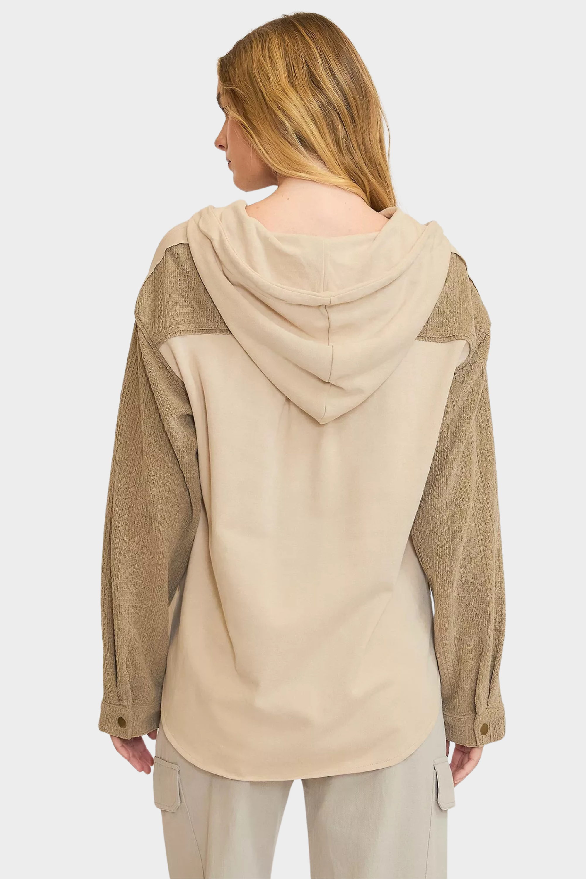 Washed French Terry Shacket