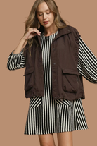 Nylon Vest with Pockets