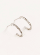 Lovoda Thin Stone Hoop Earrings