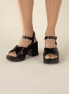 Touch-S Criss Cross Sandal Heels