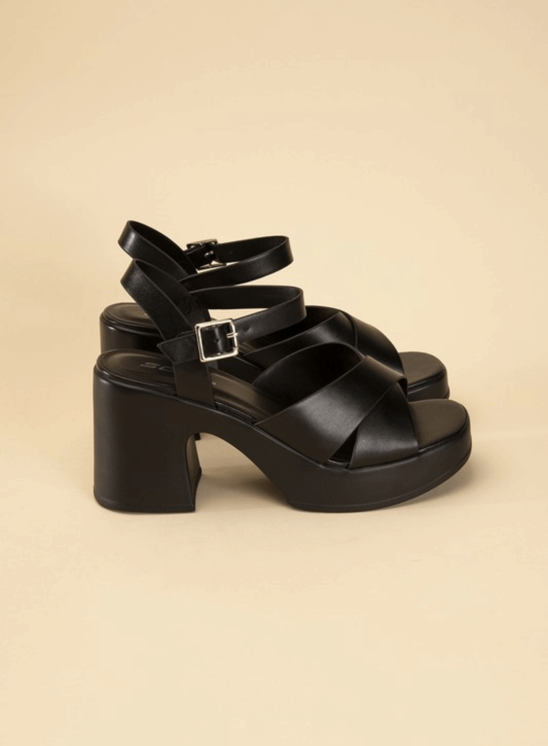 Touch-S Criss Cross Sandal Heels