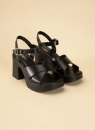 Touch-S Criss Cross Sandal Heels