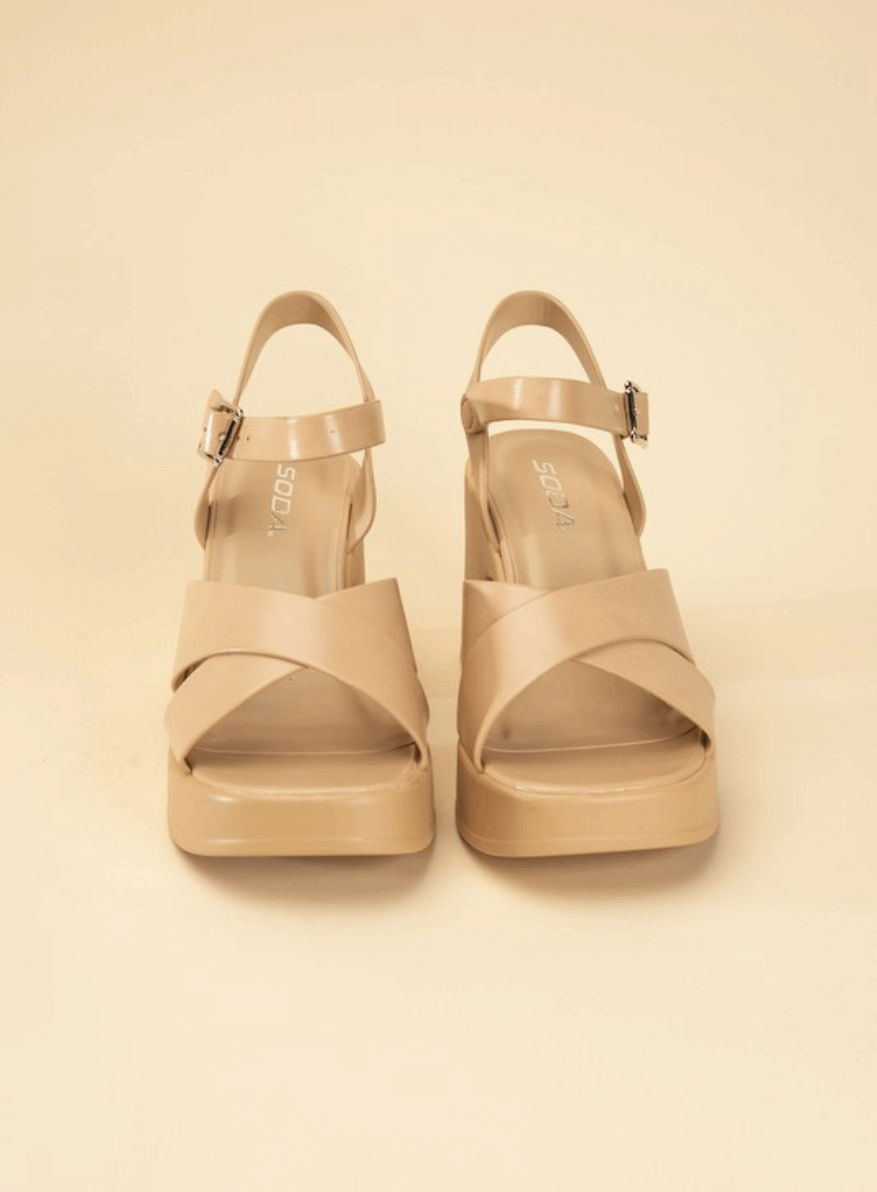 Touch-S Criss Cross Sandal Heels