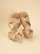 Touch-S Criss Cross Sandal Heels