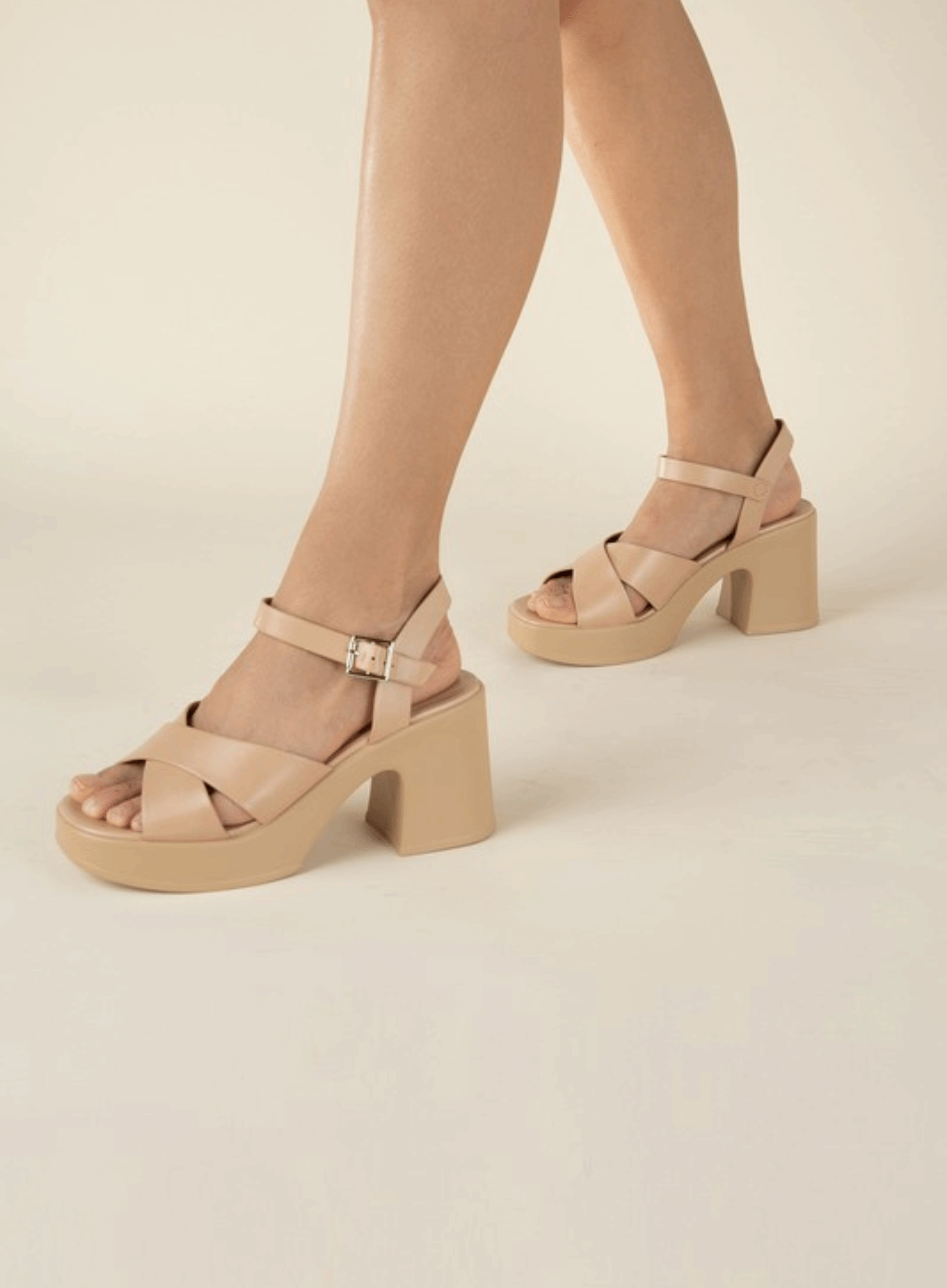 Touch-S Criss Cross Sandal Heels