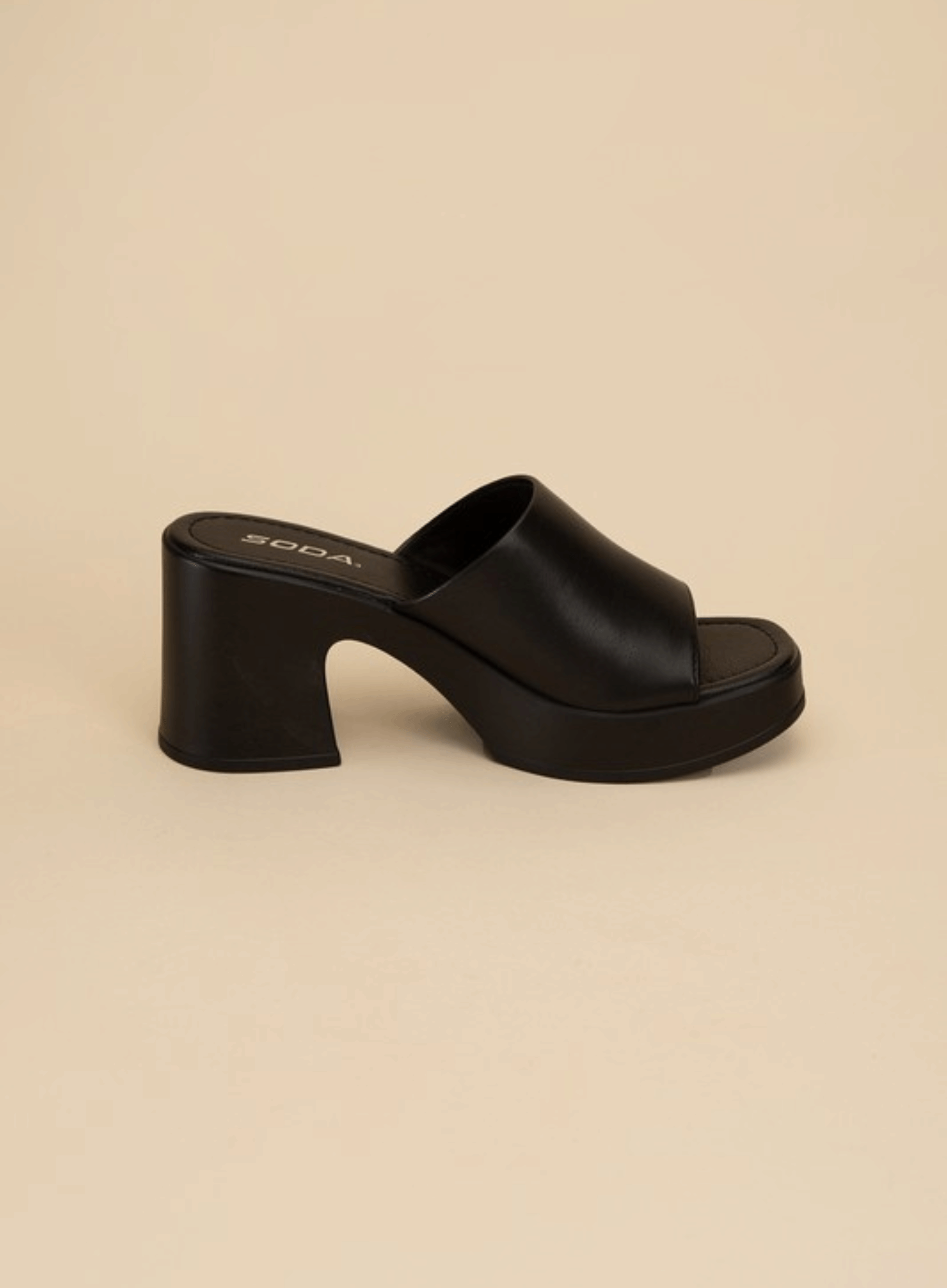 Typo Slide Mules