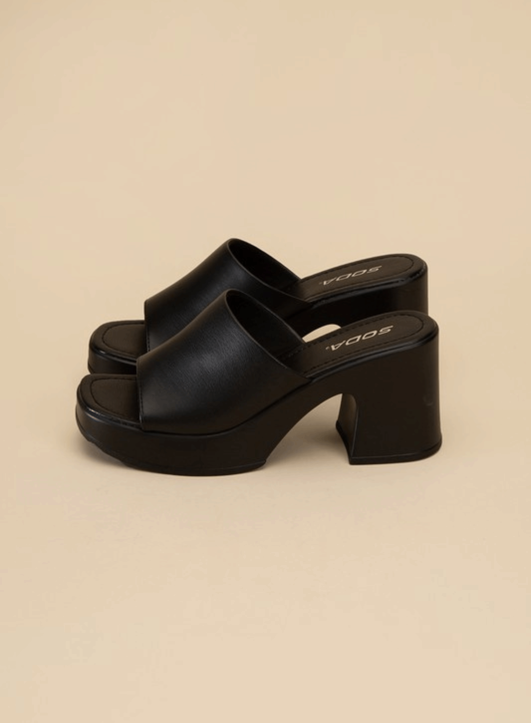 Typo Slide Mules