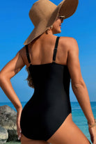 One Piece Lace High-Cut Swimsuit