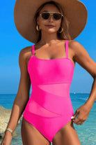 One Piece Lace High-Cut Swimsuit