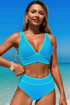 Two Pieces Brief Bottom Swimsuit