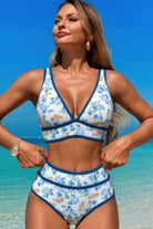 Two Pieces Brief Bottom Swimsuit