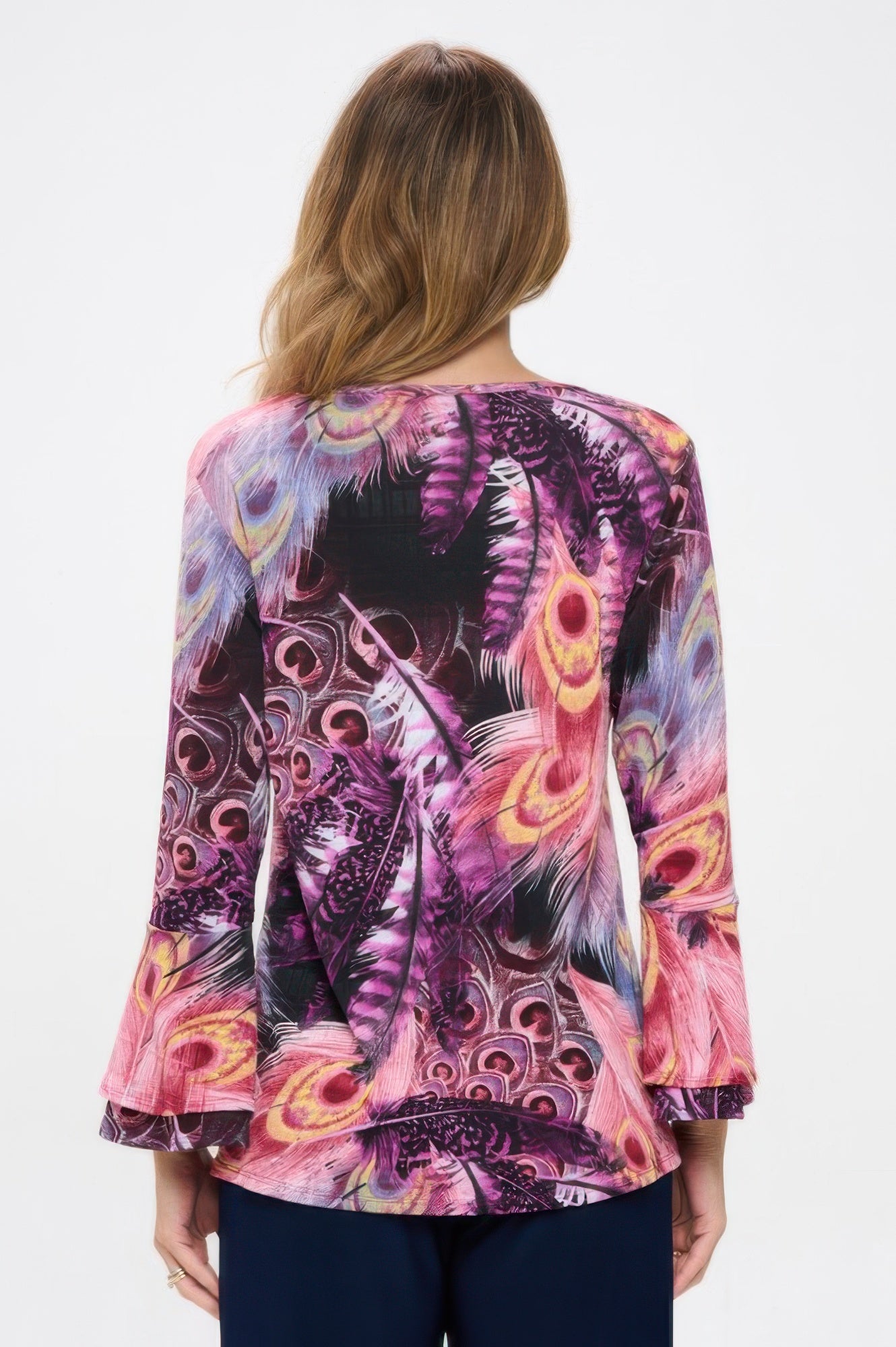 Cl Fabric V-neckline Tulip Tunic