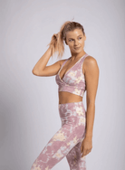 Mono B Tie-Dye Racerback Sports Bra