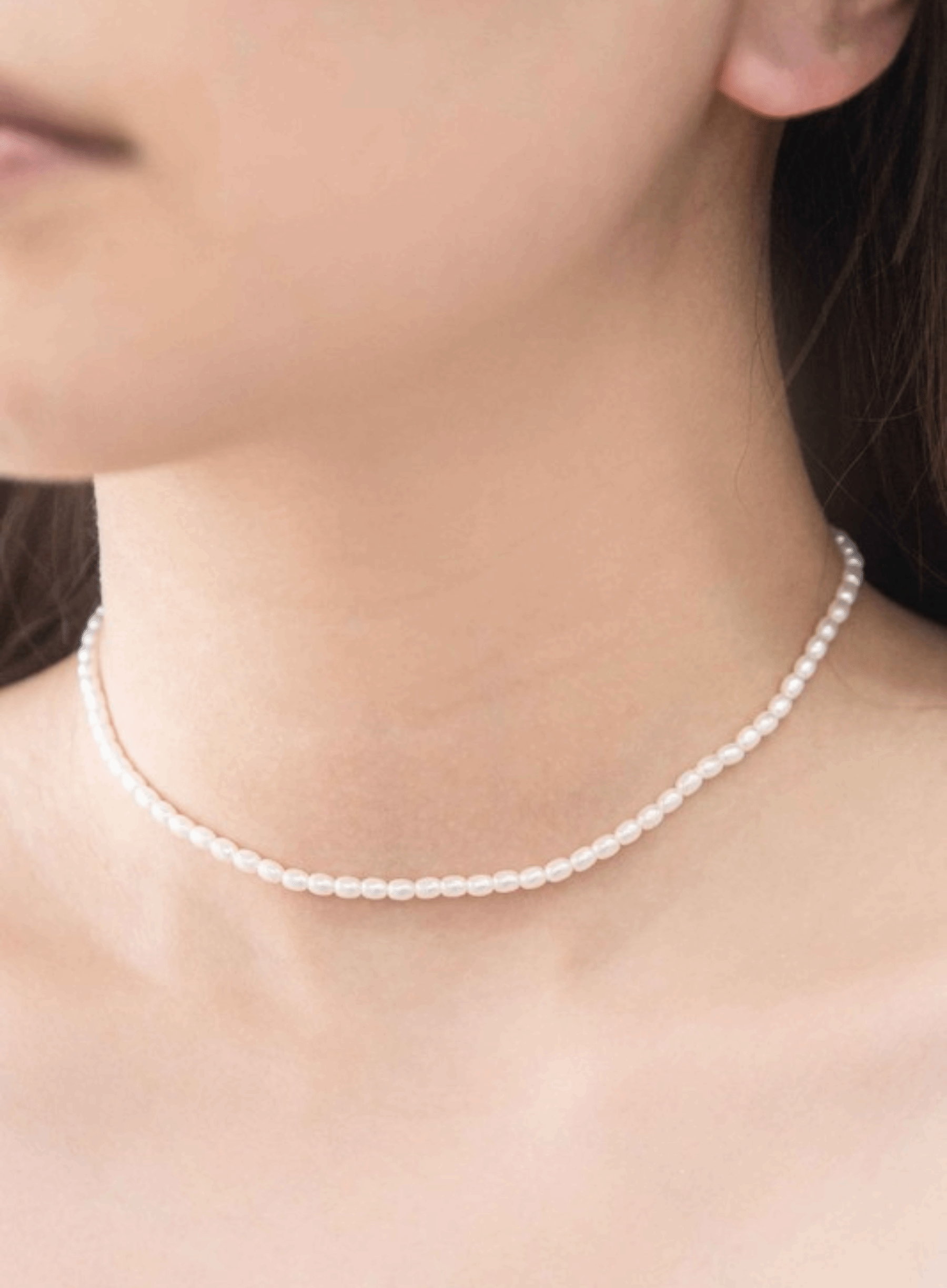 Lovoda Pearl Strand Choker Necklace