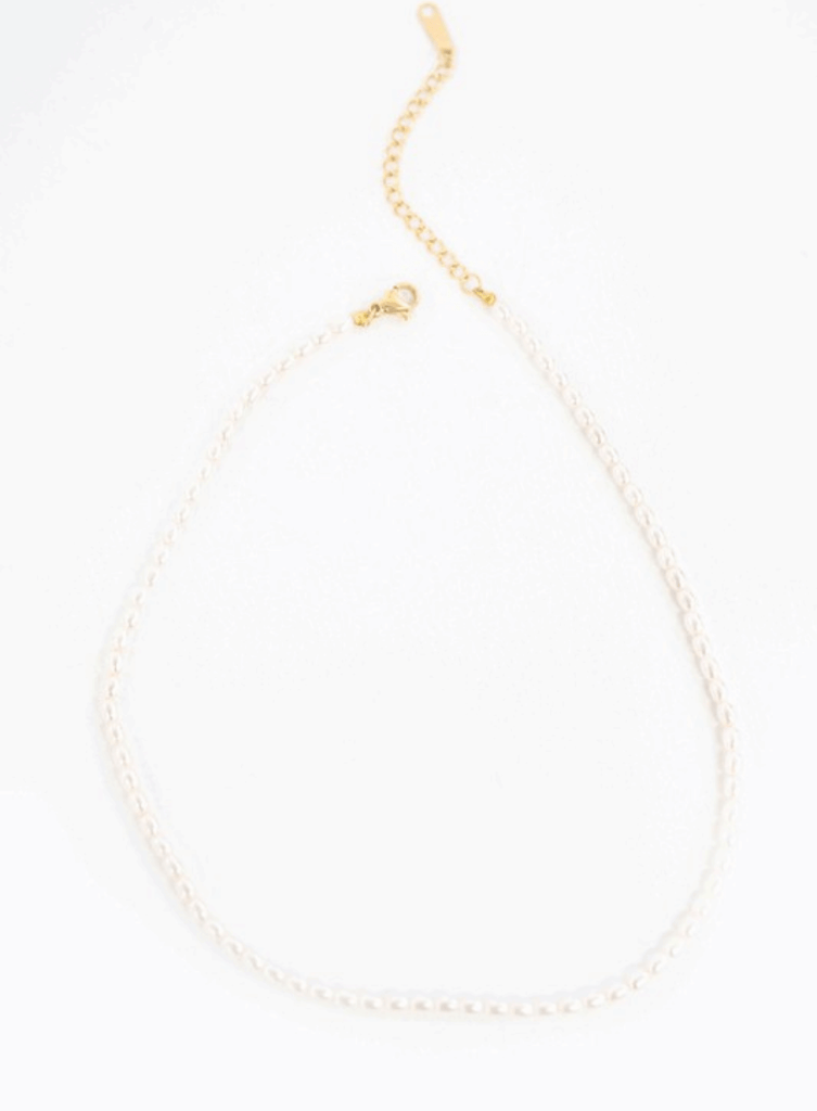 Lovoda Pearl Strand Choker Necklace