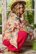 Floral Print Button Down hirt