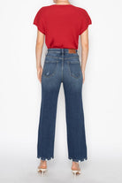 Tummy Control High Rise Straight Jeans