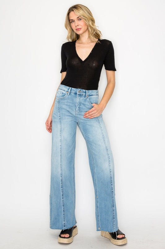 INSEAM TRANSFORM WIDE LEG JEANS