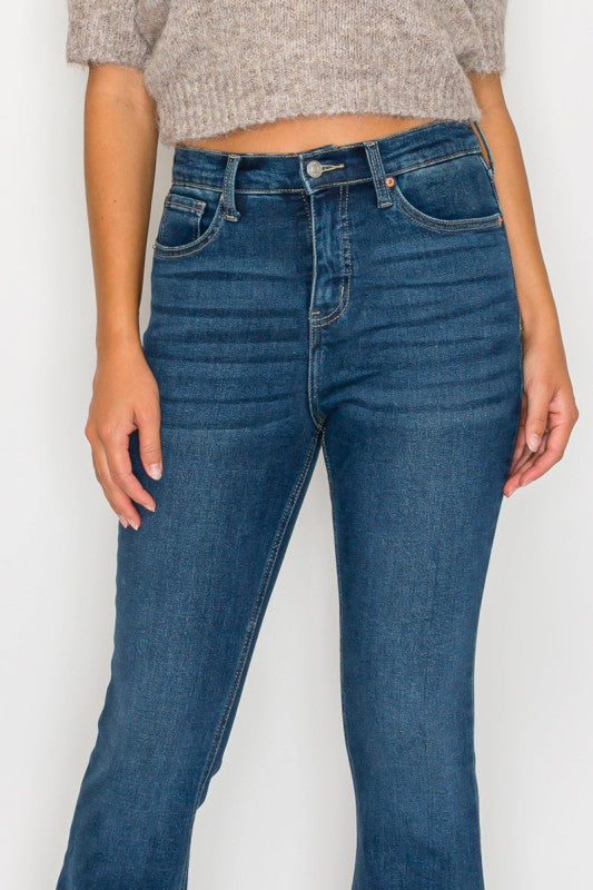 High Rise Tummy Control Bootcut Signature Jeans