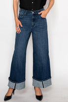 High Rise A-Wide Jeans
