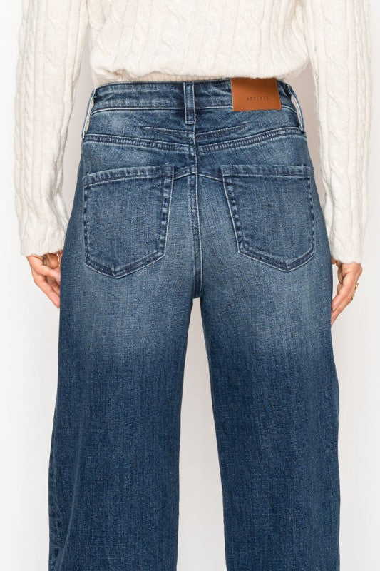 High Rise Tummy Control A-Wide Jeans