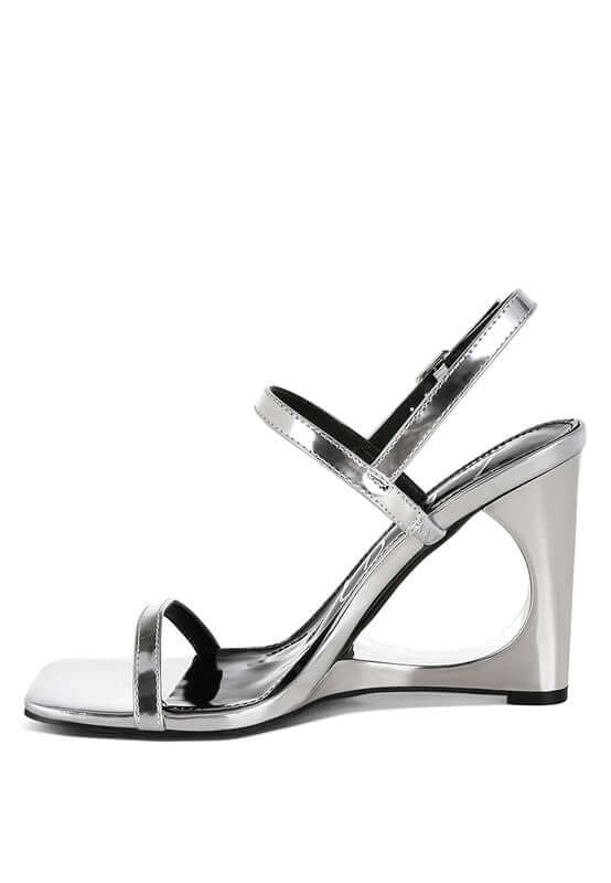 Ladra Metallic Fantasy Wedge Heel Sandals