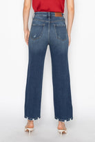 Tummy Control High Rise Straight Jeans