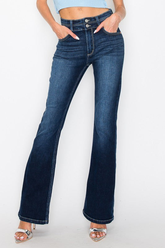 High Rise Tummy Control Bootcut Jeans