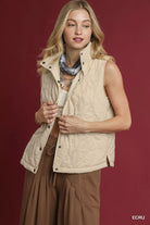Quilted Embroidered Vest