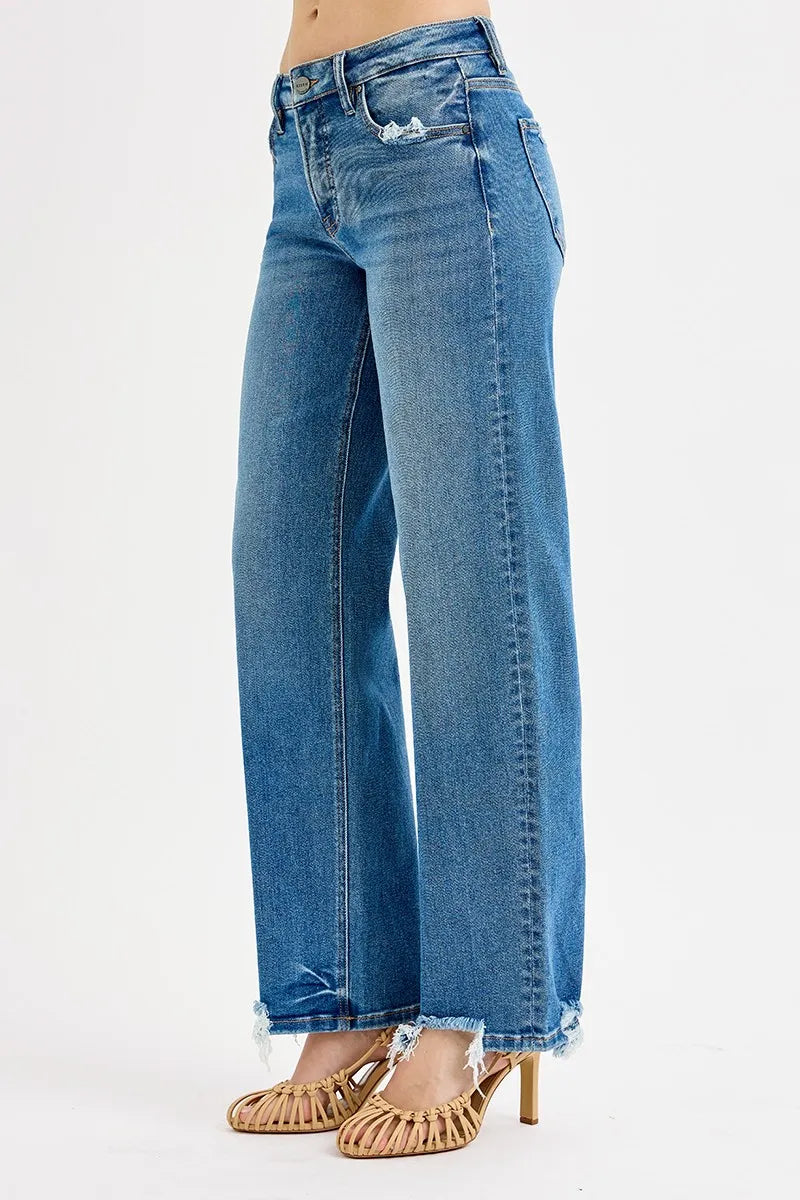 Mid Rise Baggy Jeans