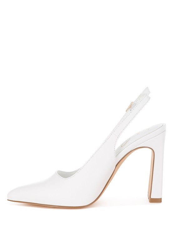 Pointy Toe Slingback Pumps