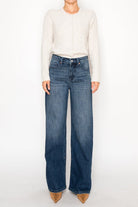 High Rise Tummy Control A-Wide Jeans