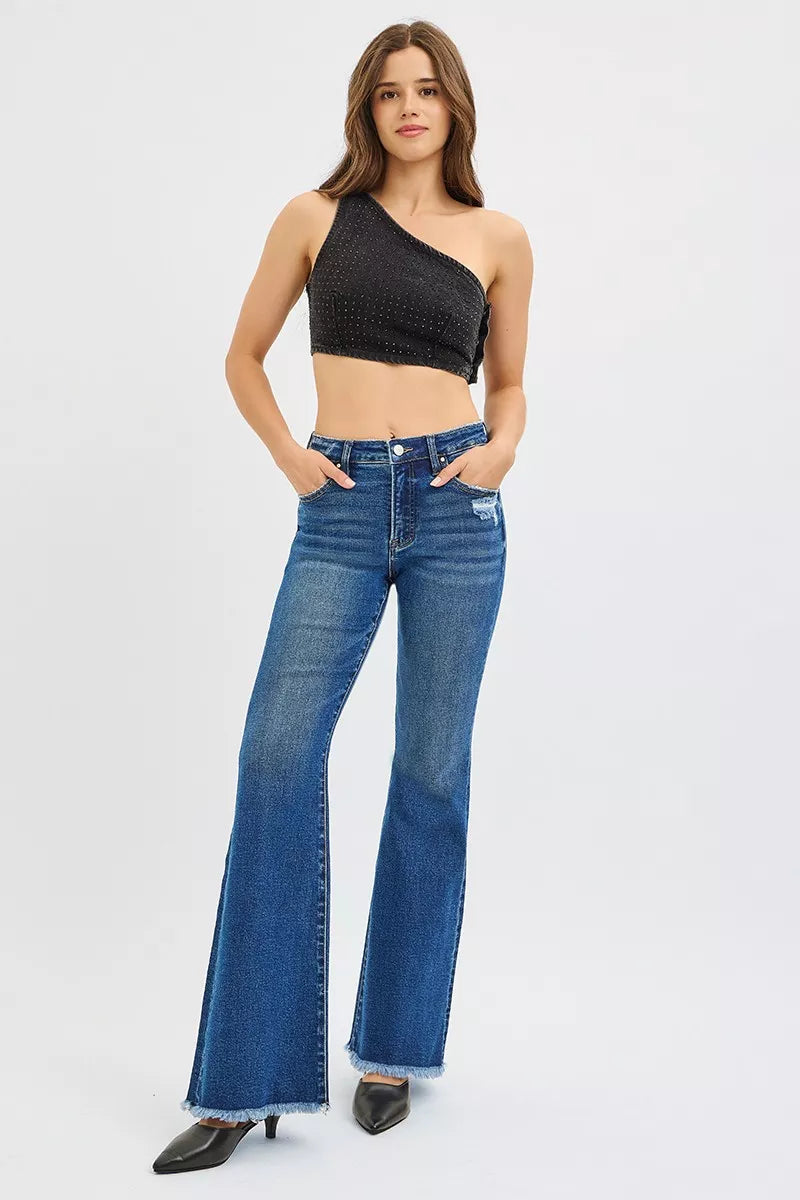 High Rise Flare Jeans