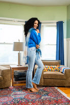 Mid Rise Thermal Bootcut Jeans