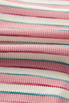 Striped Patchwork Henley Top