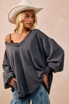 French Terry Oversized Sweatshirt