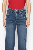 Tummy Control High Rise Straight Jeans