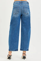 Slouchy Cropped Barrel Jeans