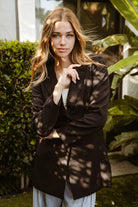 BiBi Single Brested Peaked Lapel Blazer