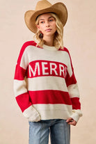 Christmas Merry Lettering Sweater