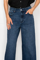 High Rise A-Wide Jeans