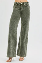 High Rise Wide Leg Corduroy Jeans