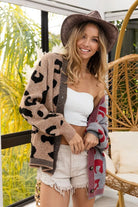 Leopard Print Button Down Cardigan