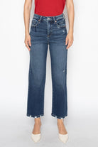 Tummy Control High Rise Straight Jeans