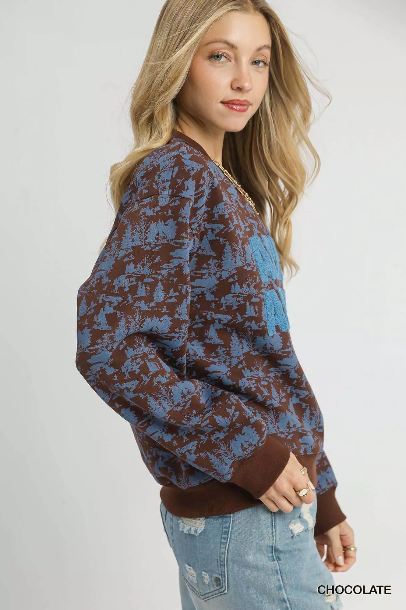 Scenic Print Sweatshirt