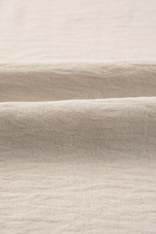 Striped Patchwork Henley Top