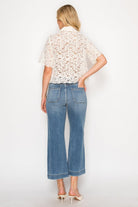 High Rise Crop Palazzo Tummy Control