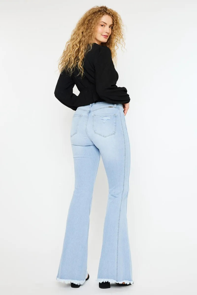 High Rise Curvy Flare Jeans