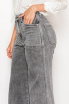 High Rise Palazzo Jeans