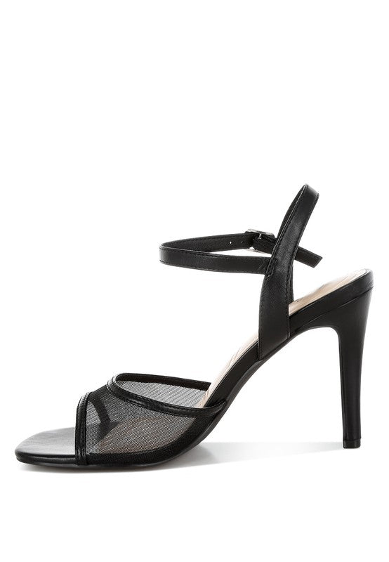 Square Toe Stiletto Sandals